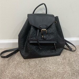 DH Gate Faux Louis Vuitton Backpack Purse & Matching Wallet